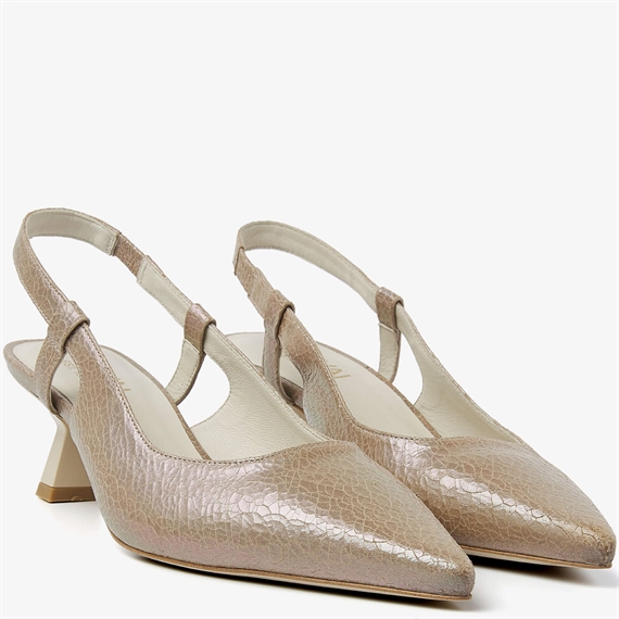 Via Vai Suzy Aliya Slingbacks, Pearl Tobacco